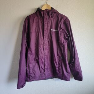 Columbia Arcadia II Rain Jacket Plum Purple Womens Size M